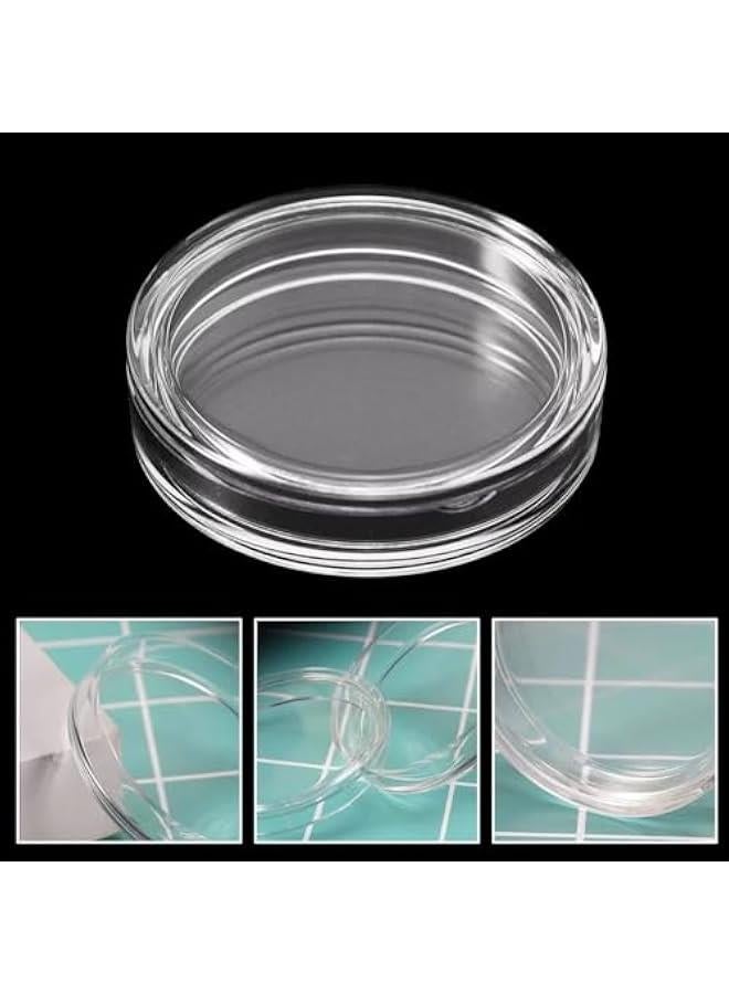 5Pcs Transparent 38.6mm Round Acrylic Coin Case Storage Box Capsule Container Storage Box for Silver 2 oz, Coin Collection Supplies, Coin Trays and Coin Boxes, Money Handling Products Office Product - Image 4