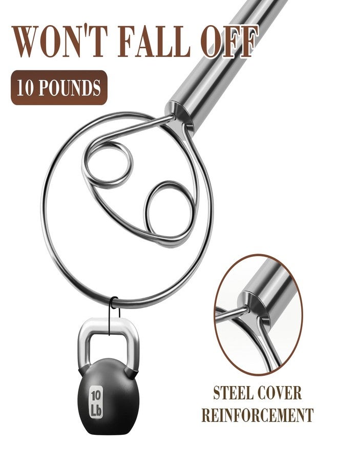 TEEVEA Danish Dough Whisk Stainless Steel Hook Dutch Bread Mixer for Sourdough Baking Tools - Image 2
