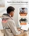 CILI Cordless Neck Massager with Heat 4D Shiatsu Shoulder Back Deep Tissue Neck Back Massager Pillow Wider Massage Head More Heating Area Gift for Dad Mom - Image 4