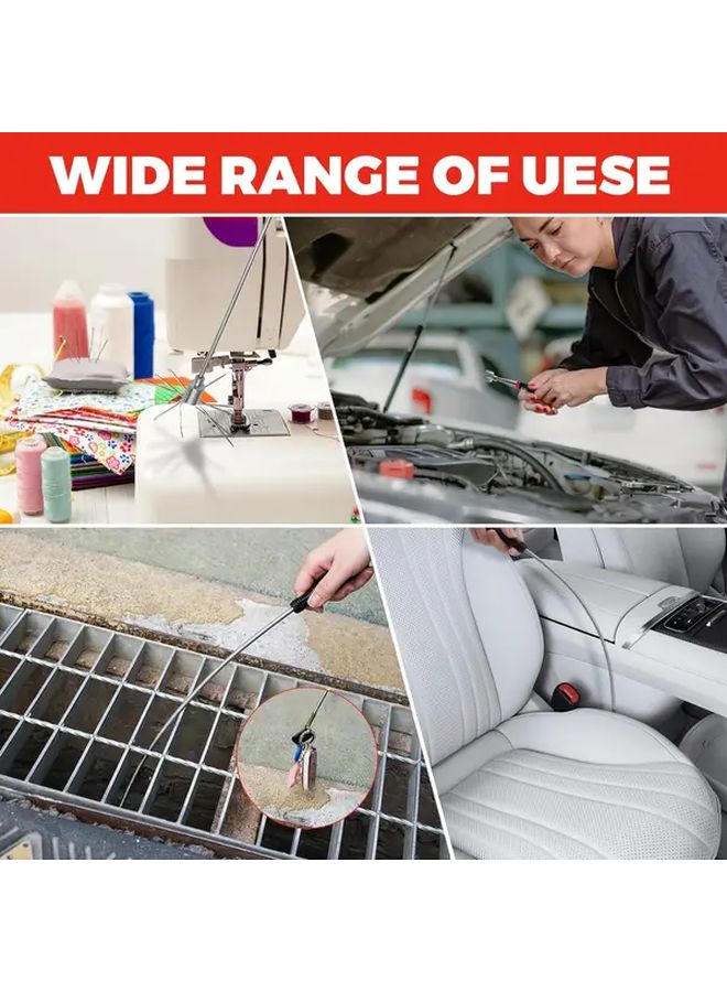 2pcs Magnetic Pickup Tool Retractable Grabber Strong Magnet Heavy Duty Metal - Image 5