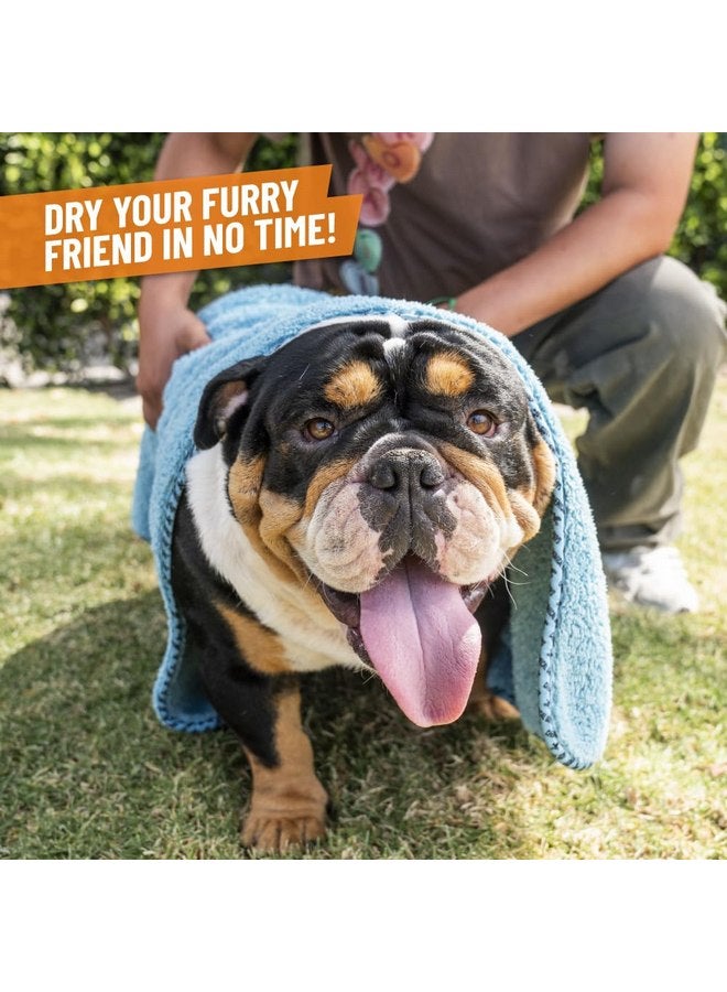 Chemical Guys Furrocious Super Absorbent, Ultra Soft Microfiber Pet Towel for Drying & Grooming Dogs, Cats & More by Chemical Guys, Blue (25 inches x 36 inches) PCS1996 - Pet Blanket, Pet Bed Topper - Image 2
