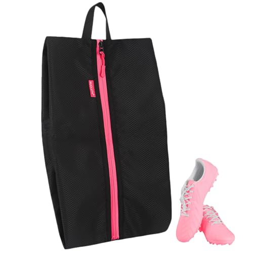 NUOLUTH Smell Proof Shoe Bags for Travel Sports Odor Resistant Waterproof Storage for Gym cyclingSoccer GolfShoe Bags Fits Girls Durable Zipper Closure - Image 1