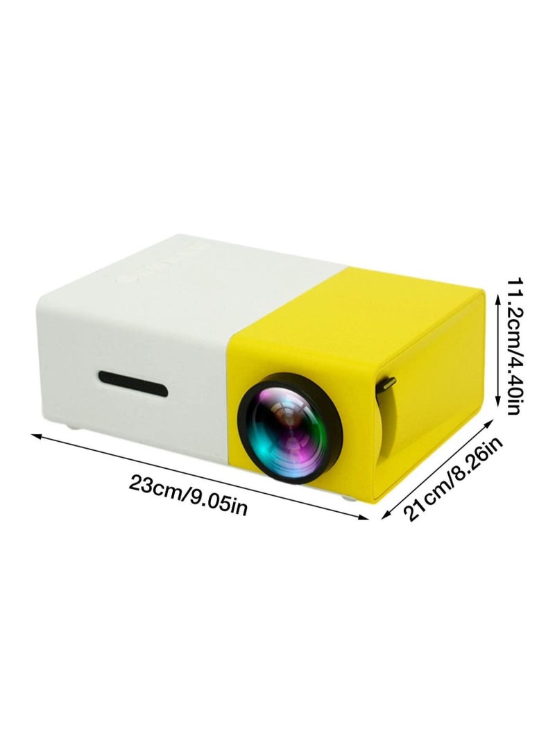 Micro Mini Projector,Durable Ultra Mini Portable Projector for YG300 | Easy to Use Garden Projector for Smartphone, Laptop, Home Cinema - Image 2