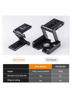 Y&D Universal Flex Tilt Head Z Mount Bracket, Tripod Quick Release Plate Mounting for Monopod Slider Rail Cage Rig Stabilizer Gimbal DSLR Camera Canon, Nikon, Sony, Panasonic  - Image 4