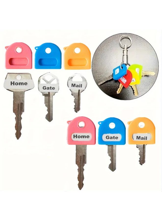 5Pcs Color Coded Plastic Key Set Durable Soft Keys For Home Office Organization - Image 5