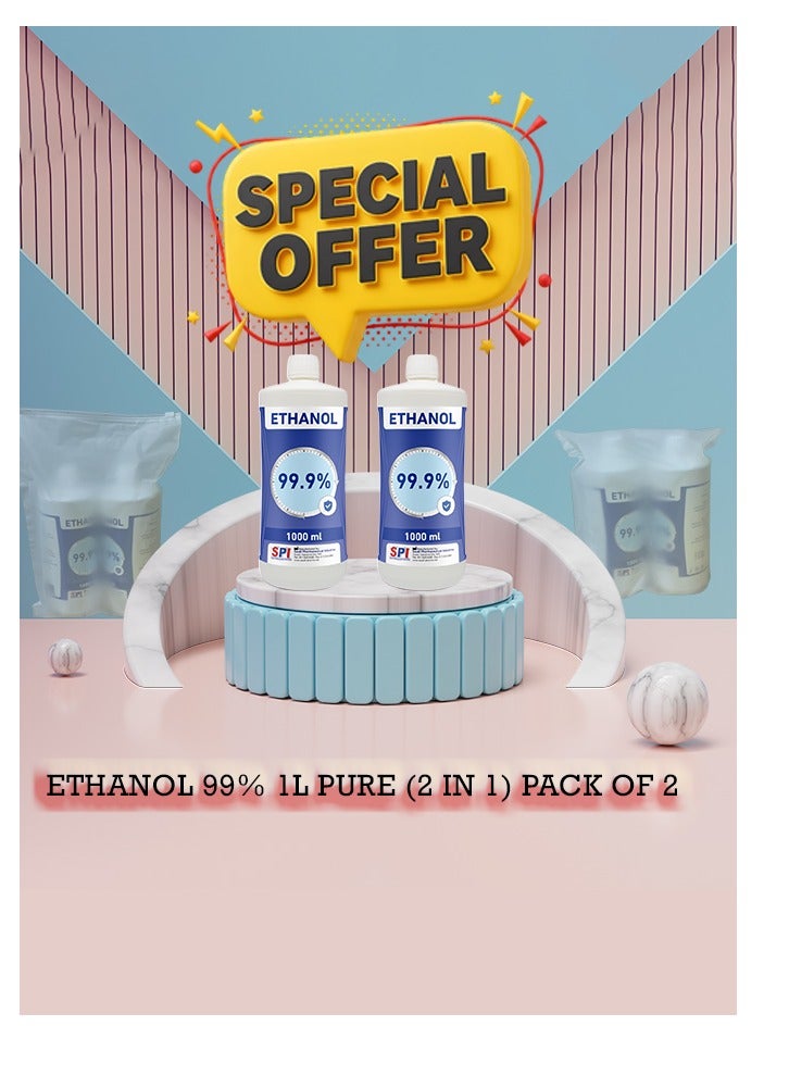 SPI Ethanol 99% 1 liter (2*1) 2 pieces  - Image 5