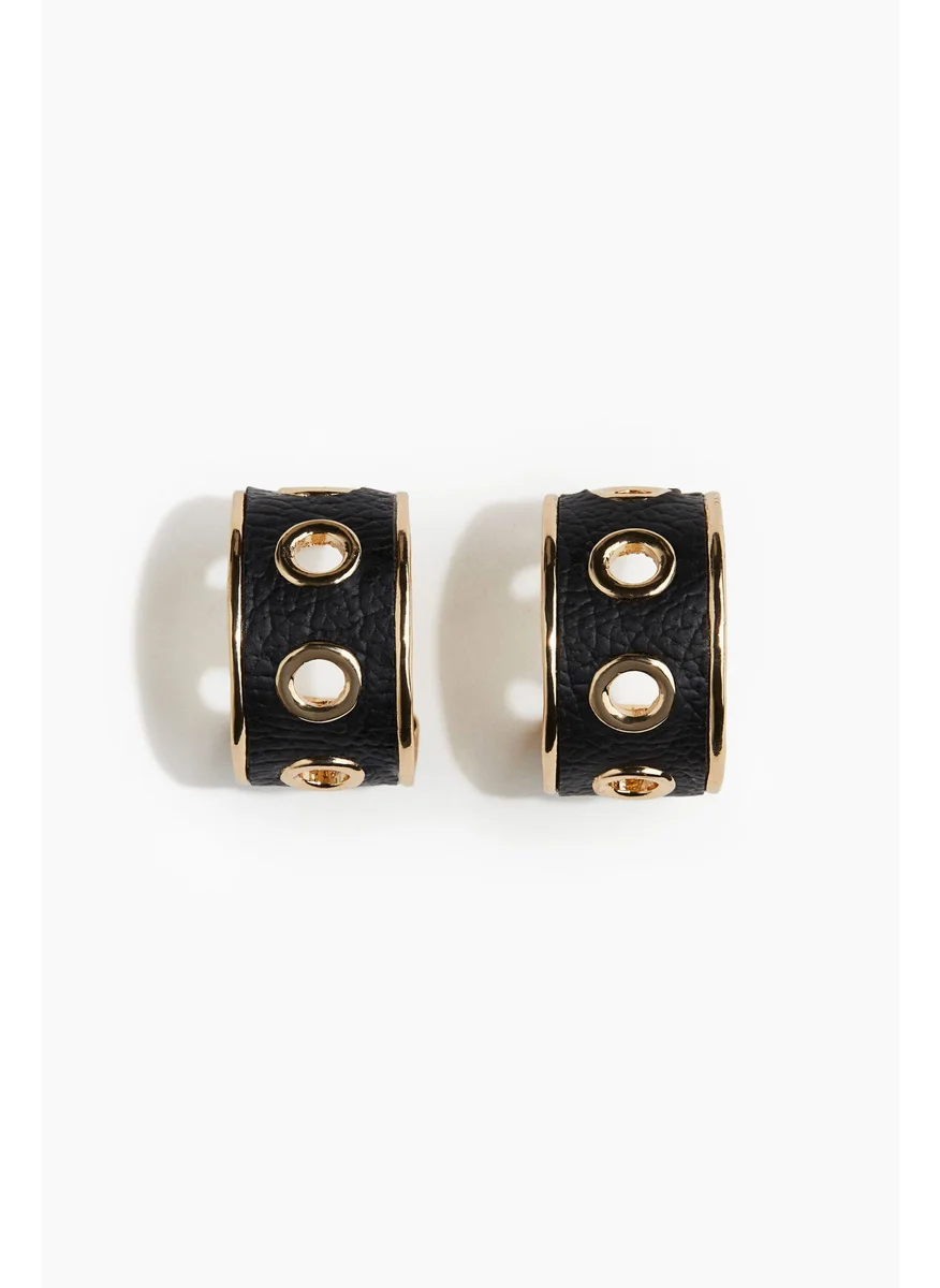 H&M Coated Hoop Earrings