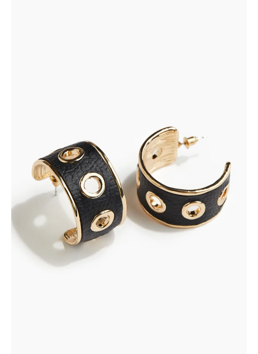 H&M Coated Hoop Earrings