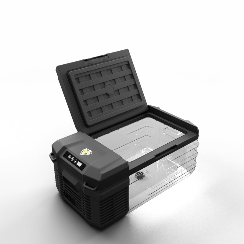 YELLOW JACKET 12 Volt Car Refrigerator, 16 Quart Electric Cooler, Portable Car Fridge for Outdoor Camping Travel, 12V/24V DC 110~240 Volt AC Refrigerator for Truck RV Home Office,-4â„‰-68â„‰ - Image 4