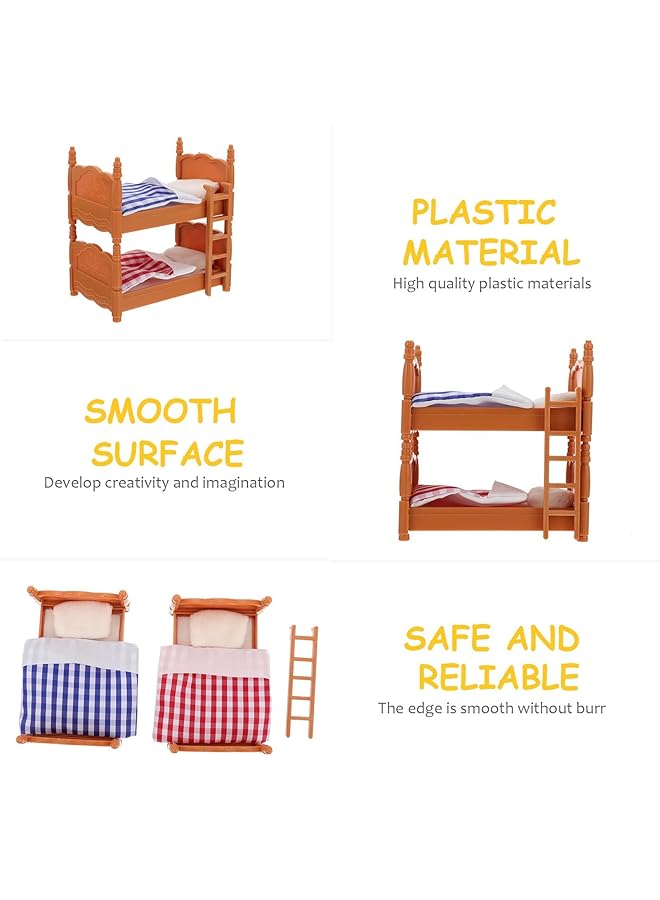 KASTWAVE Dollhouse Furniture Set For Kids Toys Miniature Doll House Accessories Interactive Dollhouse Furniture Set With Working Features Pretend Play Toys - Image 3