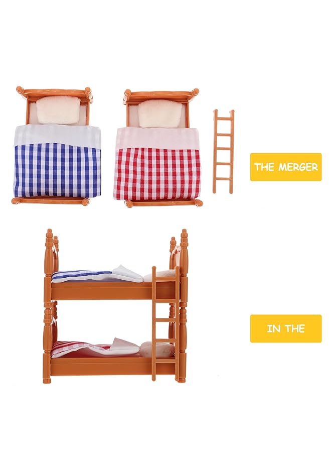 KASTWAVE Dollhouse Furniture Set For Kids Toys Miniature Doll House Accessories Interactive Dollhouse Furniture Set With Working Features Pretend Play Toys - Image 4