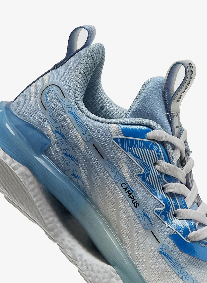 CAMPUS Wht/L.Sky Kids White Low-Top Sneakers - Durable, Trendy Shoes & Ready for Every Little Adventure  | Best Price UAE