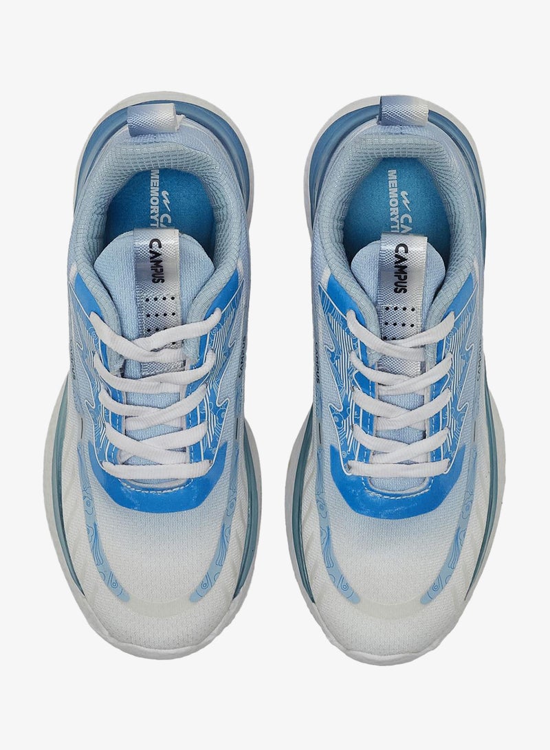 CAMPUS Kids White Low-Top Sneakers - Durable, Trendy Shoes & Ready for Every Little Adventure - Image 4