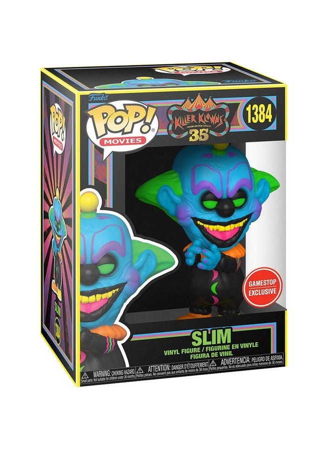 Funko POP! Slim in Blacklight Killer Klowns from Outer Space 35th Anniversary POP! Movies Gamestop Exclusive Vinyl Figure - Image 1