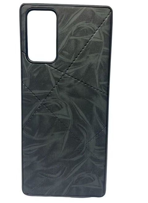 Samsung Galaxy S20 Slim Leather Case Cover Dark Grey