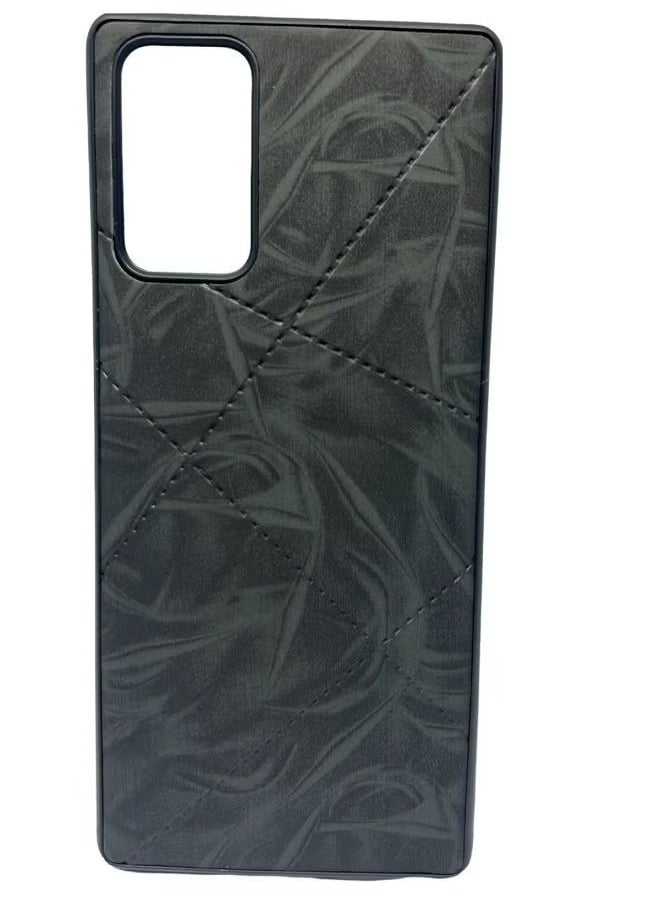 Samsung Galaxy S20 Slim Leather Case Cover Dark Grey