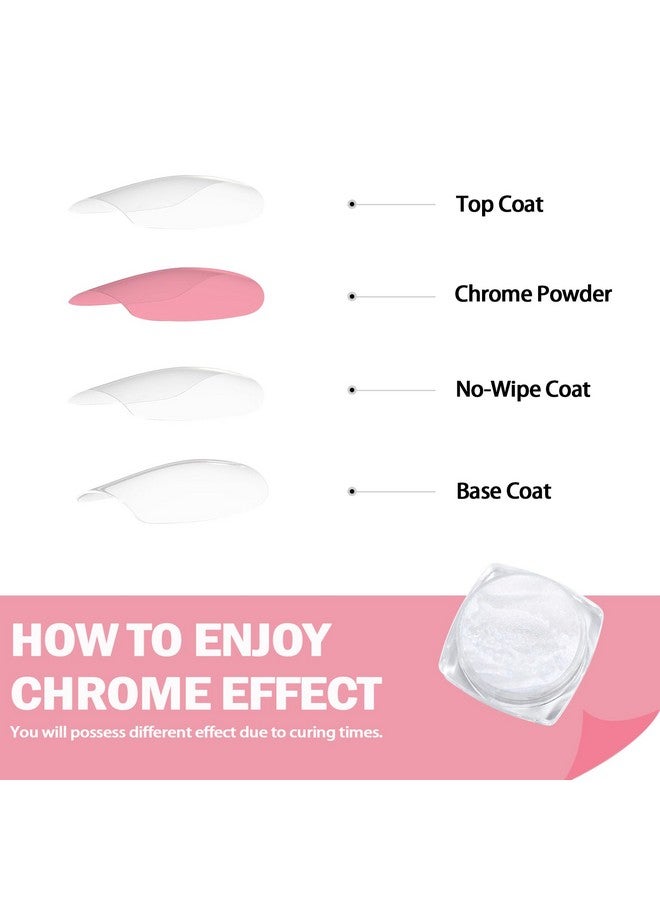Allstarry White Pearl Chrome Nail Powder Iridescent Aurora Powder Metallic Mirror Effect Glitter Powder Pearlescent Ice Transparent Mermaid Pigment Pearl Glitter Dust For Nail Art Decoration. - Image 4