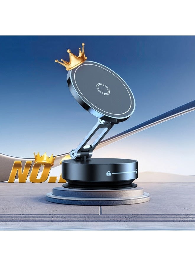 A powerful magnetic car phone holder that does not require charging - foldable 360° rotation and multi-angle adjustment, ABS material design, firmly fix the phone, universal car pendant, one-handed operation and adjustable magnetism, suitable for car/bathroom/gym/kitchen multi-scene applications - Image 1