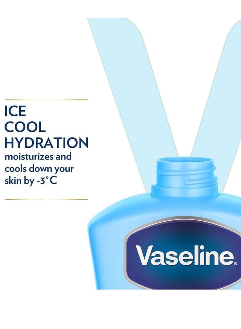 Vaseline Intensive Care Body Lotion, Ice Cool Hydration, Moisturize and Cool the Skin, 400ml - Image 3