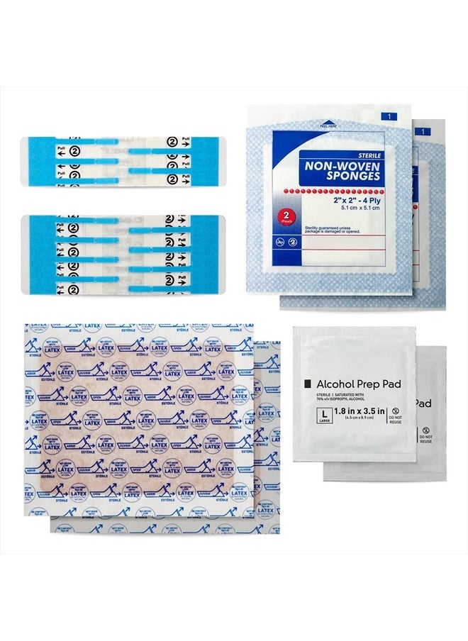 Clozex Complete Emergency Laceration Kit - Repair Wounds Without Stitches. FDA Cleared Skin Clean Cover Closure Device for 2 Individual Or Combine for 2 1/2 in. Length  - Image 4