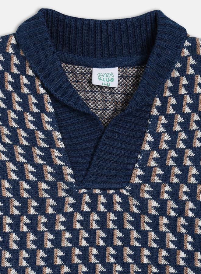 MINIKLUB Boys Patterned Knit Sweater - Image 3