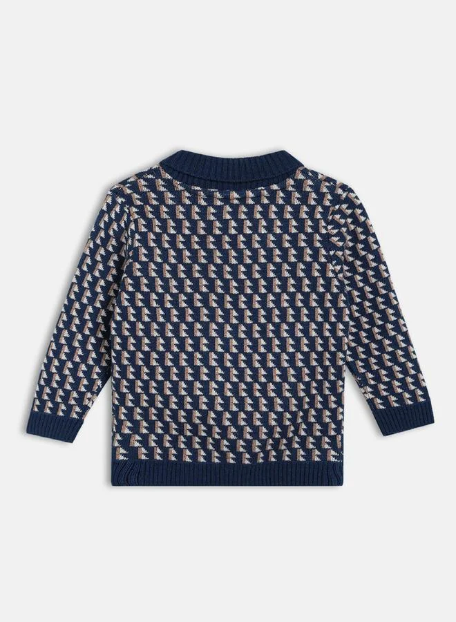 MINIKLUB Boys Patterned Knit Sweater