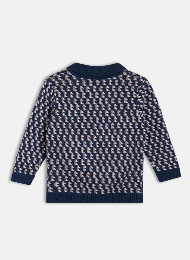 MINIKLUB Boys Patterned Knit Sweater - Image 2