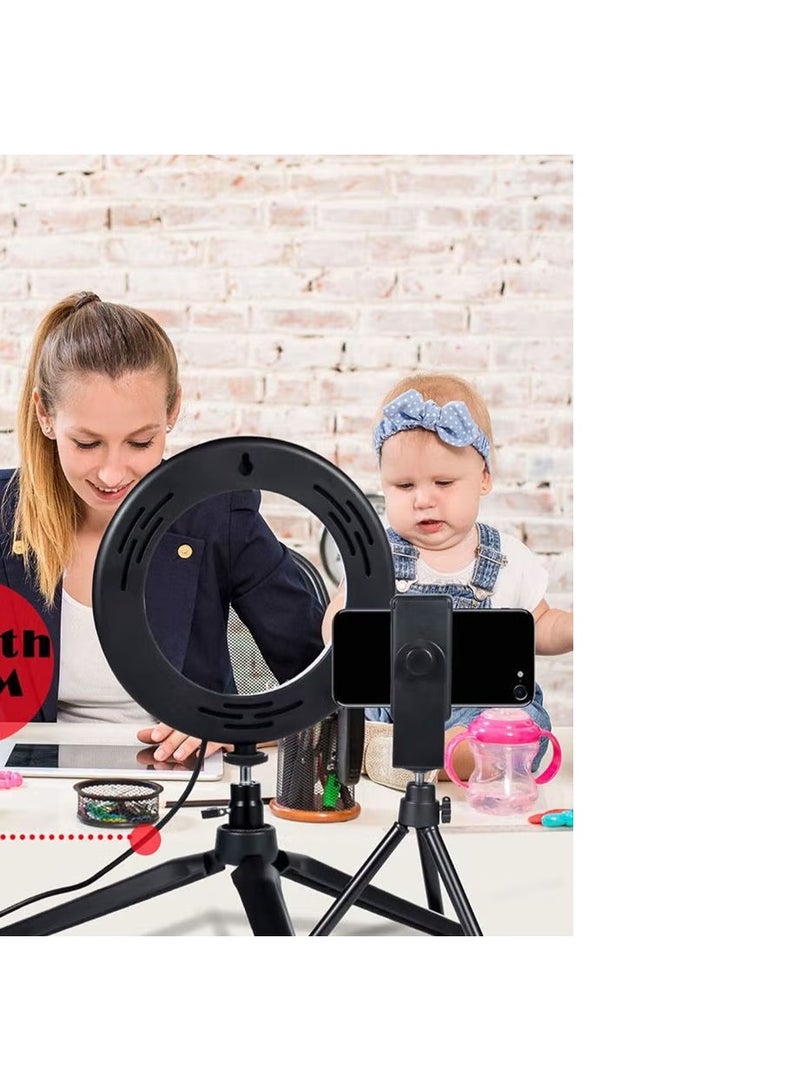 RGB LED Soft Ring Light Kit – Adjustable Multicolor Lighting for Photography & Video - Image 2