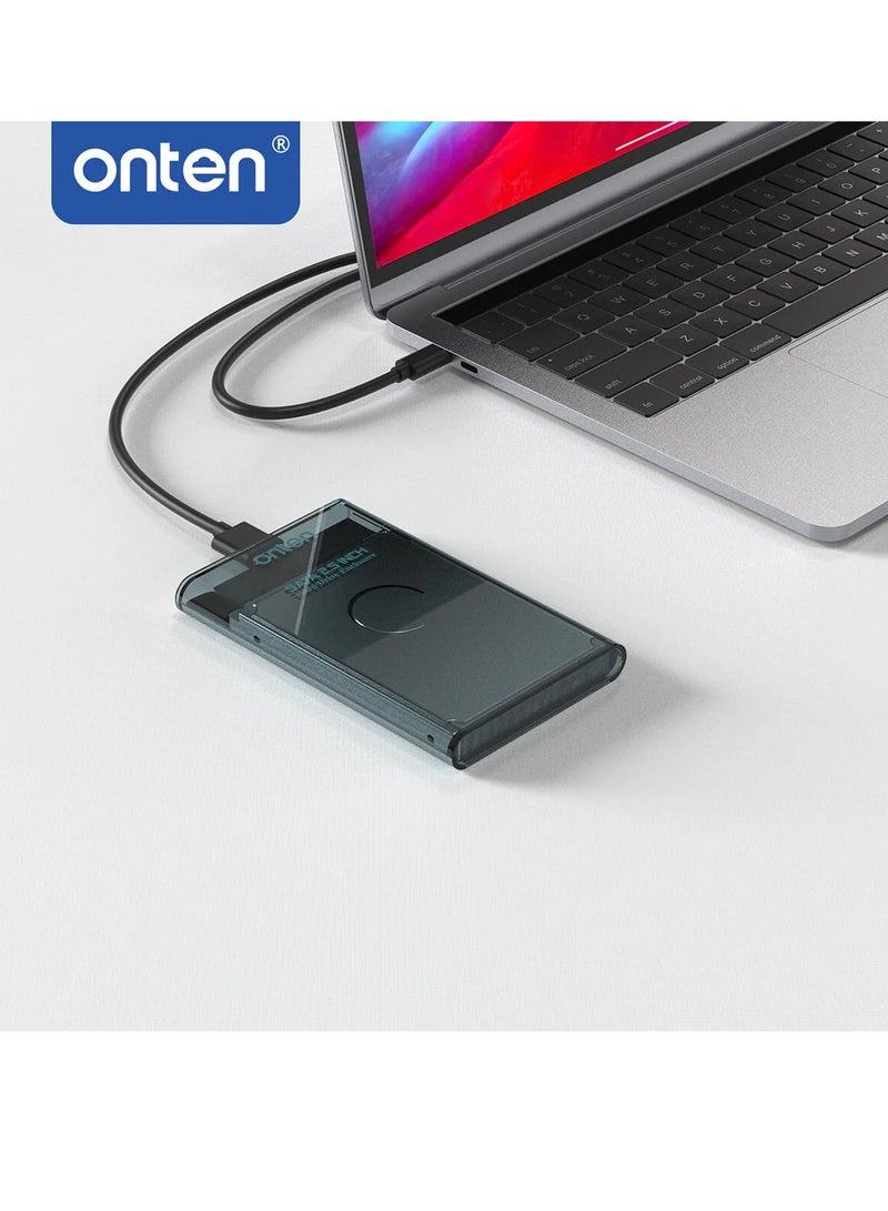 onten UHD2 2.5 inch External Case Drive Box with Data Cable  - Image 2