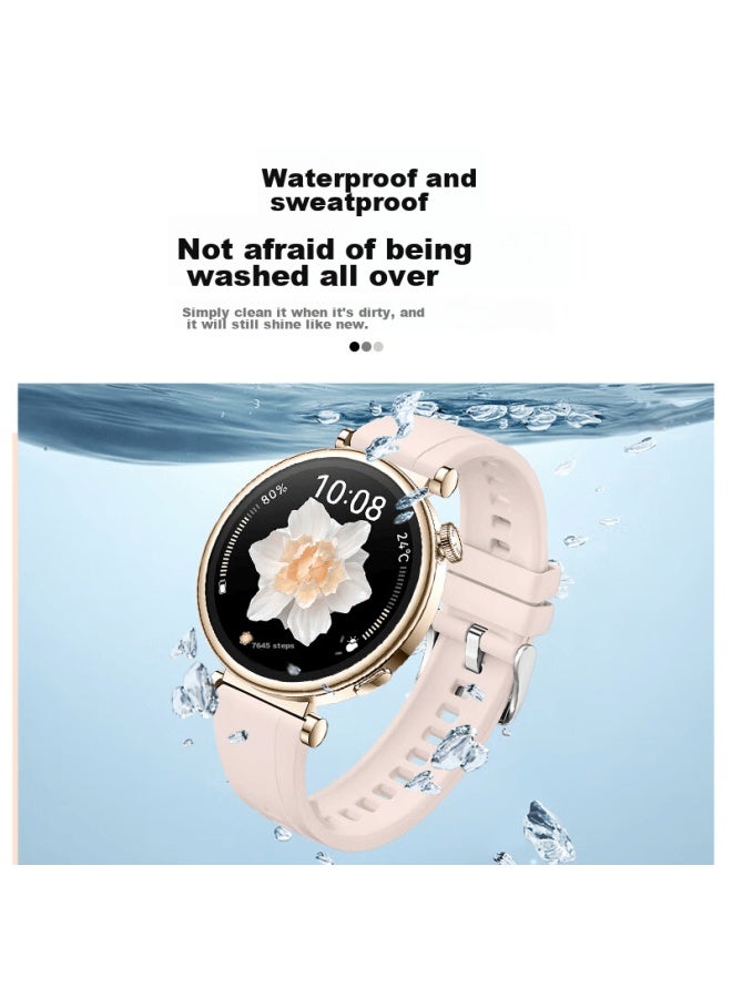 Wei Qiantu Weiqiantu Compatible Watch Band For Huawei Gt6/gt5/5pro/gt4, Sports Silicone Strap, Fashionable Men's And Women's Wristband, Delicate 41/42mm Dial | 18mm - Image 5