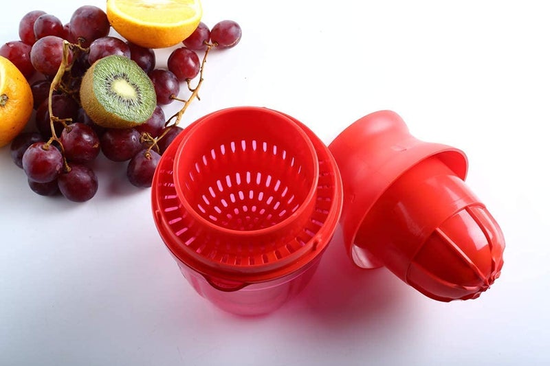 UNLOCK 2 in One Multipurpos Use Hand Press Manual Juicer for Pomegranate Lime Fresh Water Melon Strawberry Blueberry Grapes Healthy Juice Anytime Fresh Multi Color Made in India - Image 5