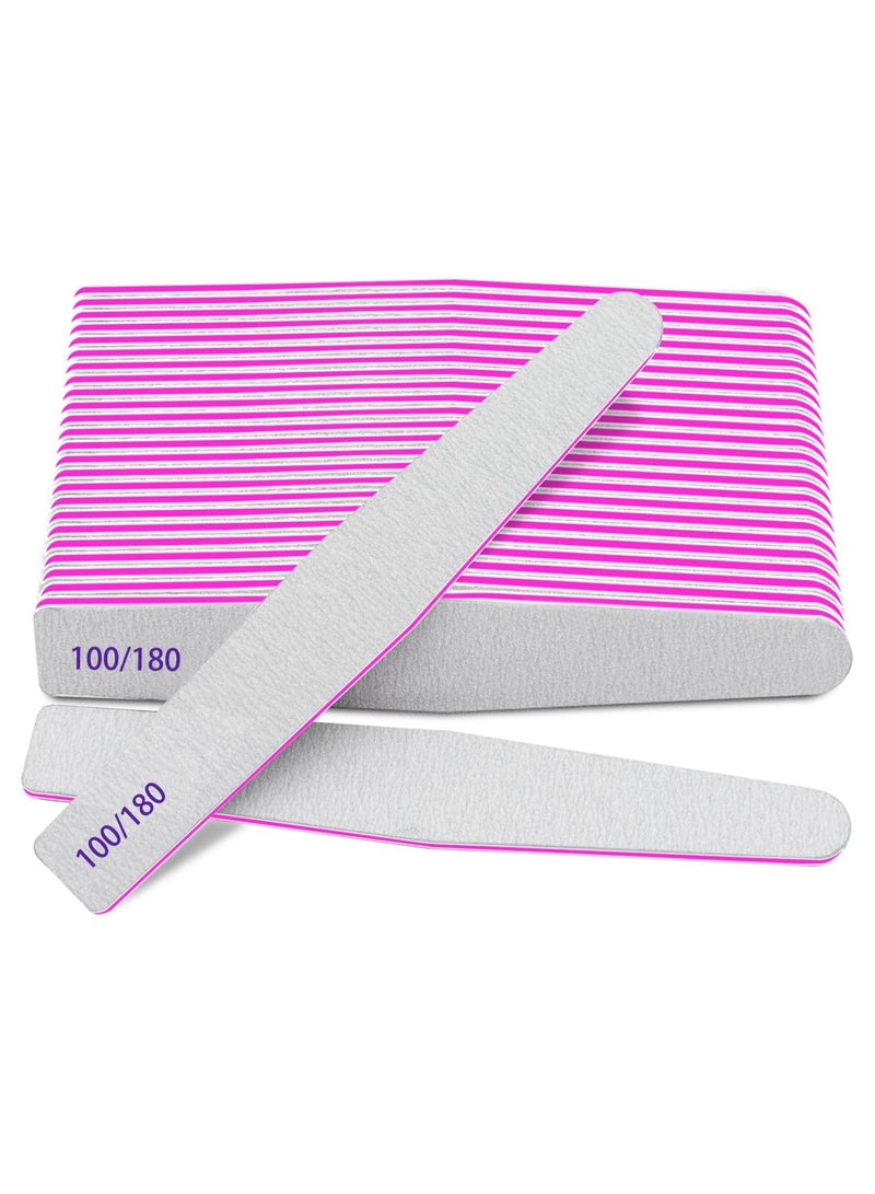 صالون سيستيم 20 قطعة من مبارد الأظافر الاحترافية على الوجهين - Image 1