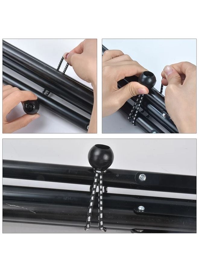 24pcs Heavy Duty Tarp Clips And Bungee Cords Set For Outdoor Camping Awnings Car Covers - Image 3