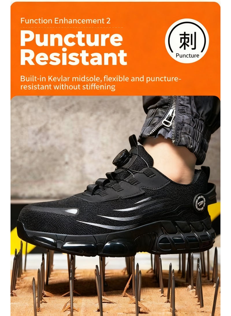 سكاي فيو أحذية بمقدمة فولاذية للرجال والنساء، أحذية عمل بمقدمة مركبة، أحذية رياضية آمنة، خفيفة الوزن، تصميم غير قابل للتدمير، مقاومة للثقب، مقاسات من 41 إلى 46 - Image 4