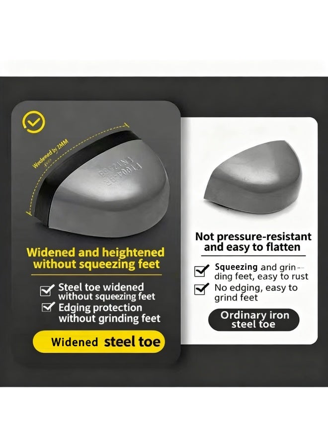 سكاي فيو أحذية بمقدمة فولاذية للرجال والنساء، أحذية عمل بمقدمة مركبة، أحذية رياضية آمنة، خفيفة الوزن، تصميم غير قابل للتدمير، مقاومة للثقب، مقاسات من 41 إلى 46 - Image 2