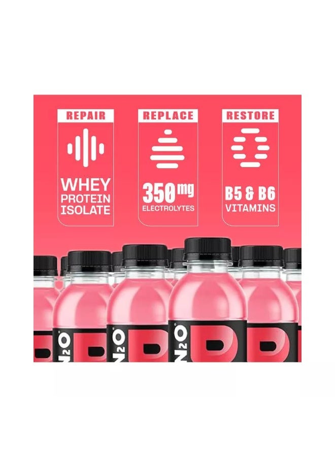 Protein Infused Water With Electrolytes - Strawberry Watermelon, 500 Ml | 15G Whey Protein, No Sugar, Hydration & Energy Boost