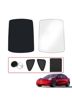 Perfii Windshield Sun Shade for Tesla Model Y Complete Set, Foldable Window Sun Visor Protector Blocks UV Rays Keep Your Car Cooler  - Image 1