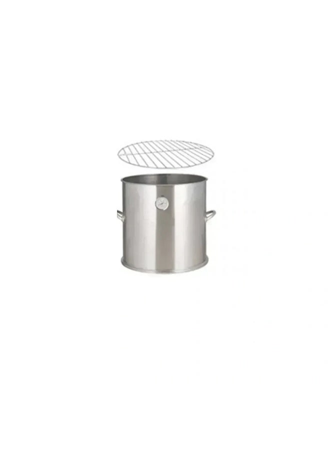 ALGHAFA Stainless Steel Skewer Tandoor Oven with Thermometer – Vertical BBQ Grill with Multi Skewers for Outdoor Cooking - Image 4