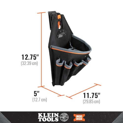 Klein Tools MODbox Tool Pouch Electrician Bag Quickly Attach and Release from Tool Belts and MODBox Rail System - Image 3