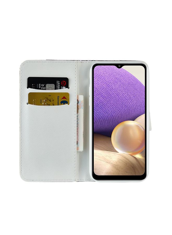 S-TOP Case For Samsung Galaxy A32 5G Laser Glitter Powder Matching Crocodile Texture Horizontal Flip Leather Case with Card Slots & Holder & Wallet - Image 4