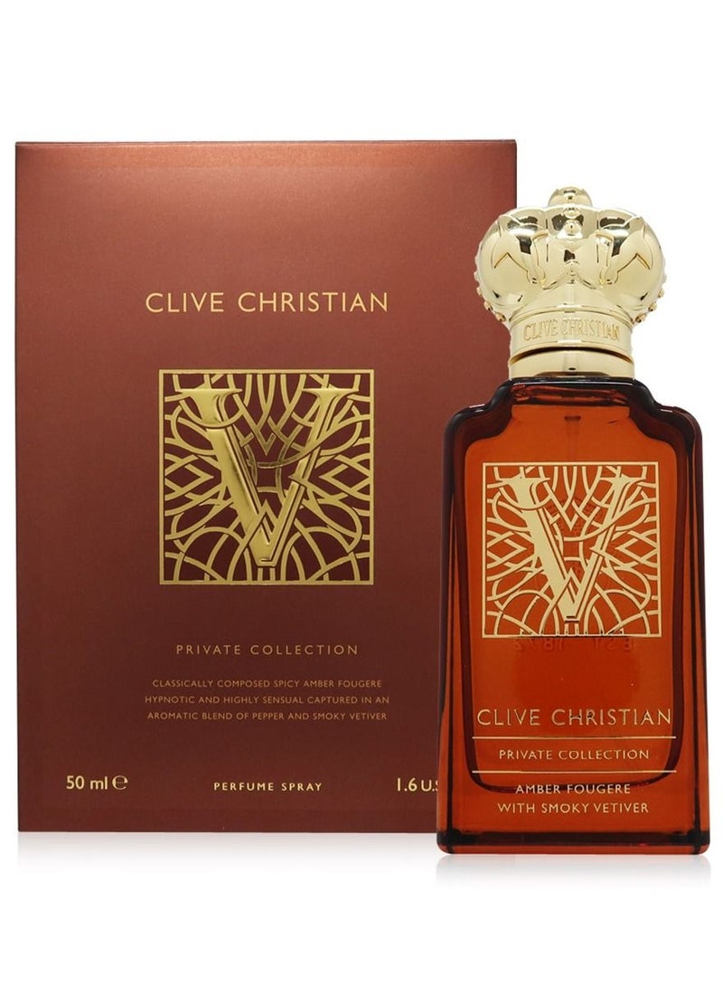 CLIVE CHRISTIAN Private Collection V - Amber Fougere Perfume with Smoky Vetiver 50ml - Image 1