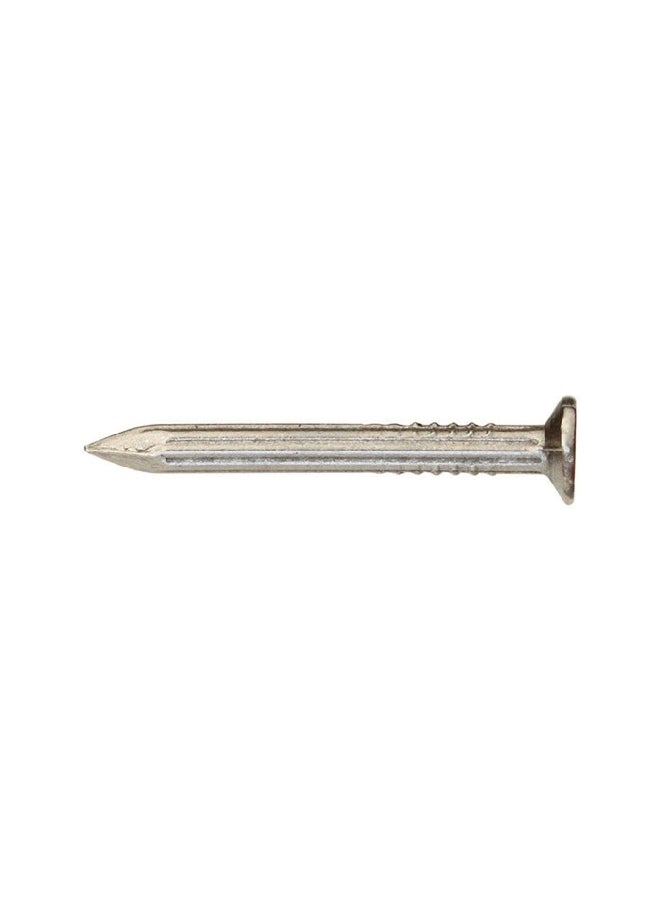 ACE Diamond Point Flat Head Bright Fluted Masonry Nails Silver 3/4 Inch 50004 - Image 1