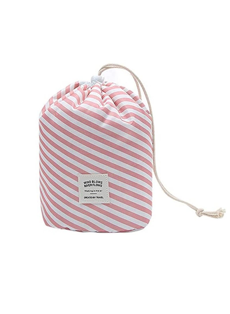 Y&D Bucket Cosmetic Bag Lazy Travel Makeup Multifunctional Drawstring Washing Portable Folding Ladies Girl  - Image 1