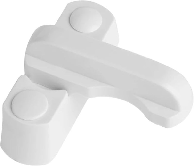 White Plastic Window Door Sash Lock Handle Safety Lever 20Pcs Set - Image 4