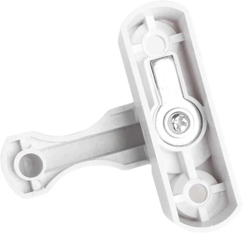 White Plastic Window Door Sash Lock Handle Safety Lever 20Pcs Set - Image 5