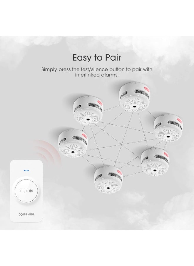 X-Sense - X-Sense Remote Controller RC01 Pro for X-Sense Link+ Wireless Smoke & Carbon Monoxide Detector Alarms (1-Pack) - Image 1