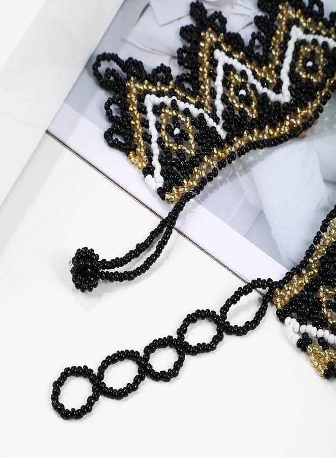 HENGYID Multicolor Zulu Beaded Bib Necklace - South African Statement Necklace With Maasai Style - Sister Gifts (Color C) - Image 4