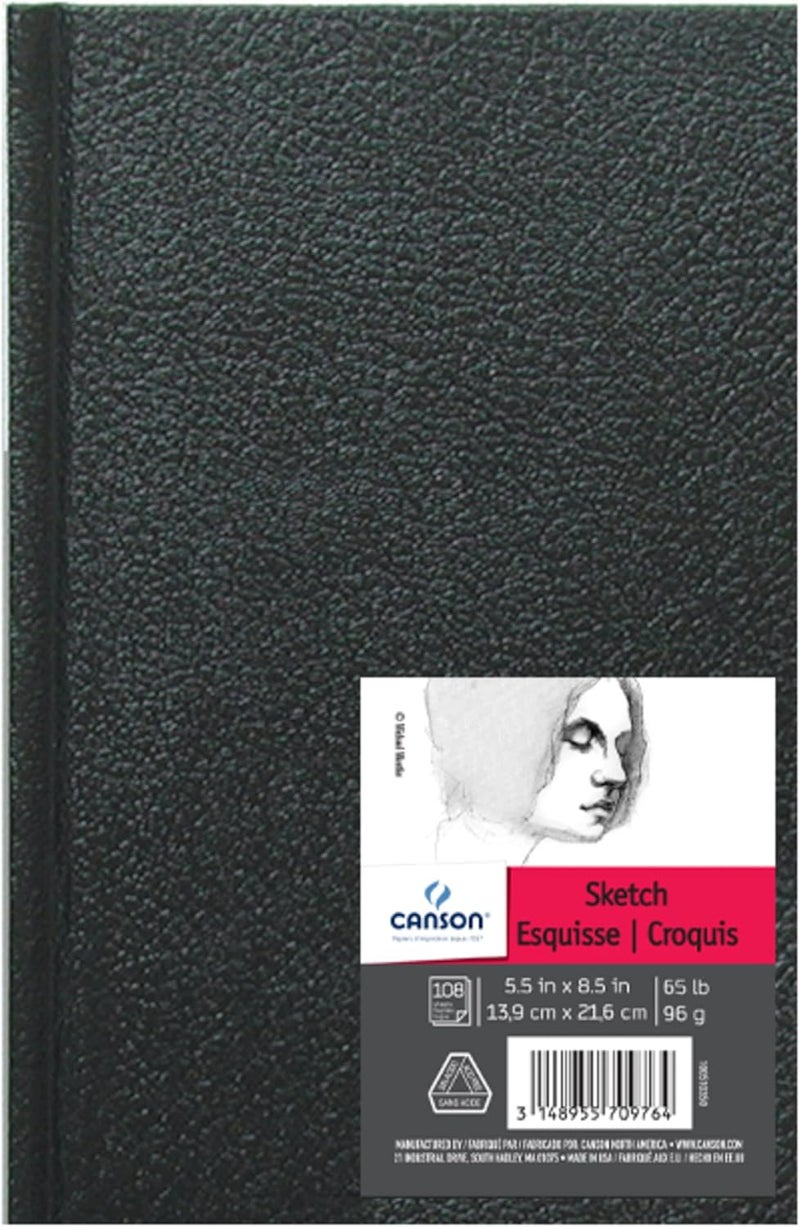 Canson Sketch Book HD 5.5 x 8.5 inches - 108 Sheets - Image 1