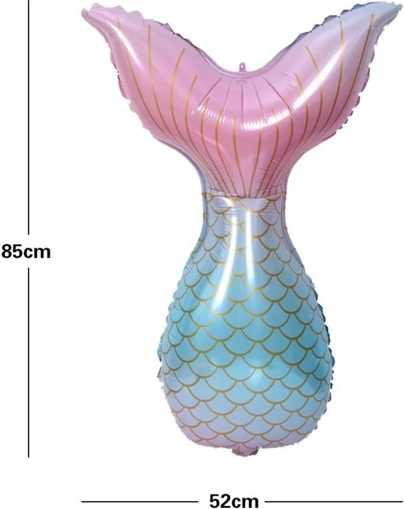 بكمك Age Rainbow Mermaid Balloons Birthday Party Supplies Birthday Party Decorations