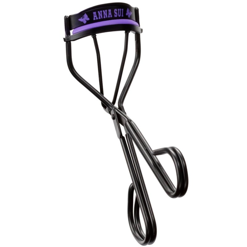 ANNA SUI Eyelash Curler N - Lifts & Curls Lashes for Perfect - Stylish Black with Purple Butterfly Motif - Image 1